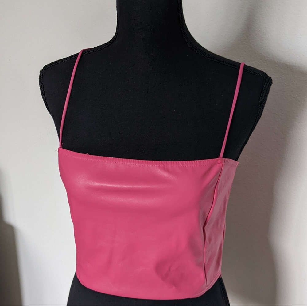 NWT Pretty Barbie Pink Top from Pretty Little Thing, size 6